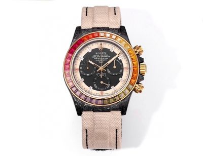 TW Factory ROLEX Cosmic Chronograph Daytona  Rose gold steel case colored diamond diameter 40mm Watch rolex oysterflex strap for sale